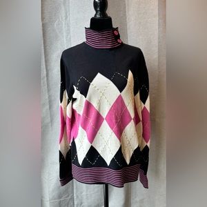 Abbie Mags Argyle Top